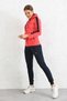 Garni Piping Detail Dusty Rose Diver Tracksuit Set on the Arm - 2