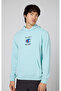 Eco Future Hooded Sweatshirt Organic Cotton Blue Men's Hooded Sweatshirt-219785-Bs017 - 5