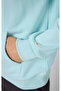 Eco Future Hooded Sweatshirt Organic Cotton Blue Men's Hooded Sweatshirt-219785-Bs017 - 4