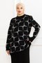 Women's Skirt-Sweater Knitwear Set Elastic Waist Comfortable Fit Long Tesettür Knitwear Skirt-Sweater - 5