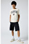 Bookstore Bermuda Black Men's Shorts-219866-Kk001 - 6