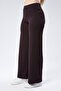 Women's Side Zip Wide Leg Palazzo Trousers - 3