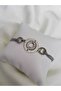 Double Chain Roman Numeral Silver Steel Bracelet - 3