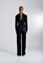Elastic Waist Flexible Comfy Trousers Black - 4