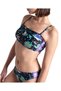 Women's Arena Funplanet Bikini Bandeau Black Multi - 5