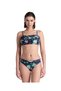 Women's Arena Funplanet Bikini Bandeau Black Multi