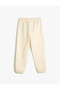 Jogger Sweatpants Tie Waist Teddy Bear Printed - 2