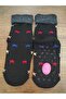 Women's 4 Pairs under Towel Anti-Slip Abs Printed Home Socks - 2