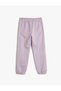 Jogger Sweatpants Tie Waist Teddy Bear Printed - 2