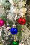 Bright Mixed Color Cici Ball 3 cm 9-Piece Christmas New Year Pine Tree String Colorful Tree Ornament - 7