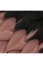 Synthetic ombre hair for african braids and dreadlocks - black/dusty rose - 3