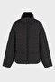 Knitted Patterned Regular Fit Stand Collar Puffer Coat Coat 6D2B73 2Ngpz 0999 - 5
