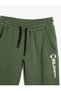 Jogger Sweatpants with Tie Waist Print Detail Cotton - 3