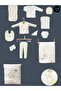 10 Piece Rabbit Embroidered Hospital Release Newborn Bodysuit Set - 3