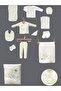 10 Piece Rabbit Embroidered Hospital Release Newborn Bodysuit Set - 5