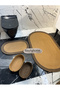 70X120Cm,40X60Cm. Bathroom Set with 2 Mats, 2 Oval Baskets. Gift, Dowry, Bohemian, Decorative - 4