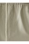 Gabardine Trousers with Tie Waist and Pocket Detail - 6