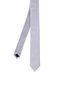 Gray Satin Tie Handkerchief Set - 2
