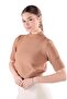 Camel Short Sleeve Turtleneck Sweater 24291