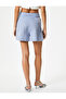 Mini Shorts Pleat Detailed Pocket Detailed Buttoned Viscose Mixed - 4