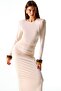Regina Long Evening Dress(Cream) - 2