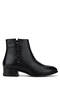 Women's Genuine Leather Black Analin Casual Boots