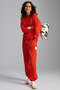 Teaira Women's Organic Cotton Red Sweatpants - 2