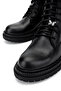Women's Genuine Leather Black Leather Casual Boots - 3