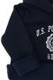 Boy's Navy Blue Hooded Sweatshirt 50290885-Vr033 - 4