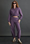 Laney Women's Organic Cotton Purple Sweatshirt - 3