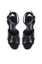 Naomi Platform - Black Crocodile Texture - 3