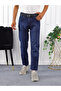 Boys' Fleece-Lined Jeans with Belt Blue