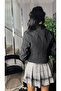 Black Lefon Women's Stamp Jacket - 5