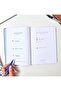 دفتر ملاحظات من الكتان مقاس 17 × 24 بوصة على شكل فراشة - 4
