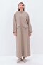Beige Pocketed Judge Collar Ferace - 5