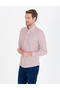 Pomegranate Flower Slim Fit Long Sleeve Shirt 50264910-Vr039 - 3