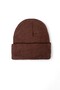 Unisex Folded Black, white, gray 3-Piece Beret Set - 3