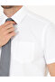 White Regular Fit Short Sleeve Classic Shirt 50268194-Vr013 - 7