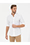 White Slim Fit Long Sleeve Shirt 50268183-Vr013 - 4