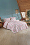 Double Four Seasons Heart Love Quilted Duvet Cover Set - 2