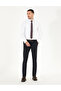 White Slim Fit Long Sleeve Classic Shirt 50268204-Vr013 - 4