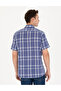 Navy Blue Regular Fit Short Sleeve Shirt 50265125-Vr033 - 5
