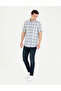 Navy Blue Regular Fit Short Sleeve Shirt 50265120-VR033 - 4