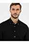 Black Slim Fit Long Sleeve Shirt 50268183-Vr046 - 2