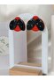 Steel Needle Earrings - Luck - Red & Black Ladybug Handmade Polymer Clay Earrings - 8