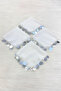 White Silver Chiffon Halay Handkerchief 5 Pieces, Bride Groom Wedding Henna Circumcision Engagement Bride - 4