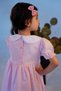 Lace Detailed Baby Collar Light Pink Baby Girl Design Dress - 3