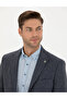 Navy Blue Wool Blend Slim Fit Jacket 50274205-Vr033 - 2