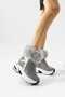 Jena Hidden Heel Grey Suede Boots - 2