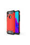 For Huawei Y6S 2019 - Case Dual Layer Armor Tank Crash Military Cover - Red